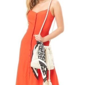 Forever 21 Red Midi Dress